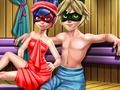 Gra Dziewczyna w kropki Sauna Flirtująca  w Internecie