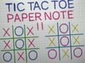 Gra Tic tac Toe Paper Note II w Internecie Gra Tic tac Toe Paper Note II w Internecie