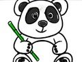 Gra Powrót do szkoły: Kolorowanie pandy  w Internecie
