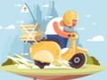 Gra Miasto skuter jeździ jigsaw w Internecie
