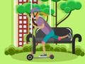 Gra Skuter elektryczny jeździ układanką  w Internecie