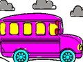 Gra Kolorowanka autobusu szkolnego  w Internecie