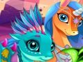Gra Śliczne jednorożce i smoki puzzle  w Internecie