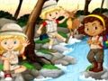 Gra Puzzle dla dzieci na kempingu  w Internecie