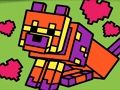 Gra Łatwa kolorowanka dla dzieci Mineblox  w Internecie