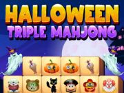 Gra Halloweenowy Potrójny Mahjong  w Internecie