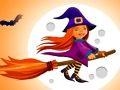 Gra Słodka Halloweenowa układanka czarownic  w Internecie