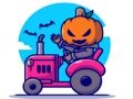 Gra Szczęśliwa układanka na Halloween  w Internecie