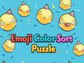 Gra Puzzle sortowania kolorów emoji  w Internecie