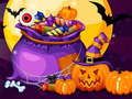 Gra Halloweenowe puzzle z Domem Czarownicy  w Internecie