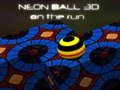 Gra Neon Ball 3d w biegu  w Internecie