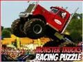 Gra Puzzle wyścigowe Monster Trucks  w Internecie