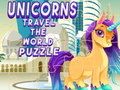 Gra Jednorożce podróżują po świecie puzzle  w Internecie