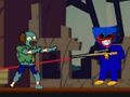 Gra Huggy Wuggy kontra zombie  w Internecie