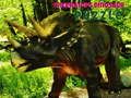 Gra Puzzle z dinozaurem Triceratopsem  w Internecie