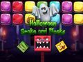Gra Halloweenowy wąż i bloki w Internecie Gra Halloweenowy wąż i bloki w Internecie