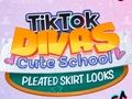 Gra TikTok Divas Śliczna szkolna plisowana spódnica wygląda  w Internecie