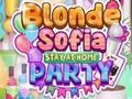 Gra Blondynka Sofia zostaje na imprezie domowej  w Internecie