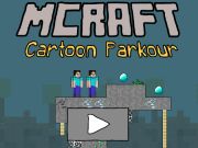 Gra Parkour z kreskówek Mccrafta  w Internecie