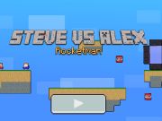 Gra Steve kontra Alex Rocketman  w Internecie
