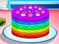 Gra Gotowanie Tęczowego Torta  w Internecie