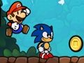 Gra Super Mario i Sonic  w Internecie