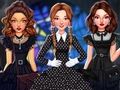 Gra Styl celebrytki Wednesday Addams  w Internecie