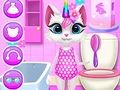 Gra Codzienna pielęgnacja Kitty Unicorn  w Internecie