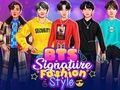 Gra Styl mody charakterystyczny dla BTS  w Internecie