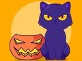 Gra Kolorowanka: Halloweenowy kot  w Internecie