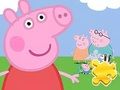 Gra Układanka: Peppa z rodziną  w Internecie