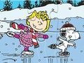 Gra Układanka: Snoopy na łyżwach  w Internecie