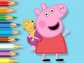 Gra Kolorowanka: Peppa Z Zabawkowym Misiem  w Internecie