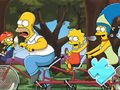 Gra Układanka: Jazda rodzinna Simpsonów  w Internecie