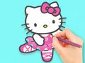 Gra Kolorowanka: Hello Kitty Dancing  w Internecie