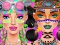 Gra Makijaż w klimacie festiwalu  w Internecie