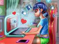 Gra Blog o modzie dla dziewcząt w kropki  w Internecie