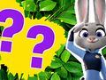 Gra Quiz dla dzieci: co wiesz o zootopii  w Internecie