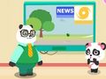 Gra Bezpieczeństwo przed huraganem Małej Pandy  w Internecie