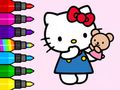 Gra Kolorowanka: Miś Hello Kitty  w Internecie