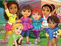 Gra Układanka: Dora do miasta  w Internecie