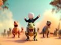 Gra Stickman: Arena dinozaurów  w Internecie