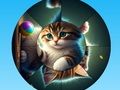 Gra Okrągłe puzzle zbieraj zdjęcia ze słodkimi kociętami  w Internecie