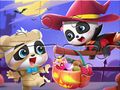 Gra Układanka: Mała Panda na Halloween  w Internecie