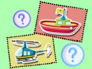 Gra Quiz dla dzieci: poznaj pojazd  w Internecie