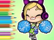 Gra Kolorowanka: Cheerleaderka świata Avatara  w Internecie