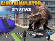 Gra Atak na miasto w symulatorze dinozaurów  w Internecie