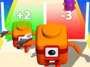 Gra Połącz kostkę liczbową: gra 3D Run  w Internecie