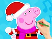 Gra Kolorowanka: Bałwan Świnka Peppa  w Internecie