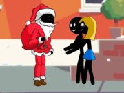 Gra Stickman Święty Mikołaj  w Internecie